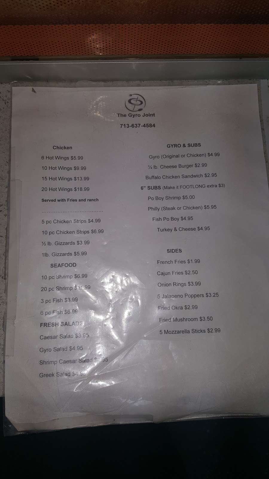 THE GYRO JOINT | Houston, TX 77033, USA | Phone: (713) 637-4584