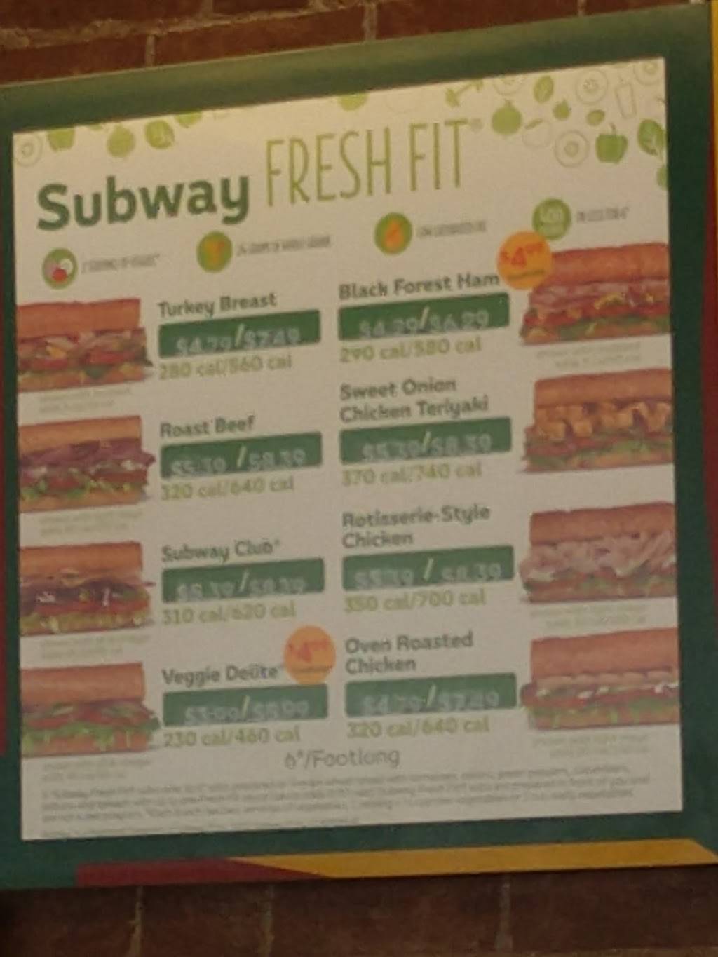 Subway | 5932 W Bell Rd Suite D104, Glendale, AZ 85308, USA | Phone: (602) 978-3488