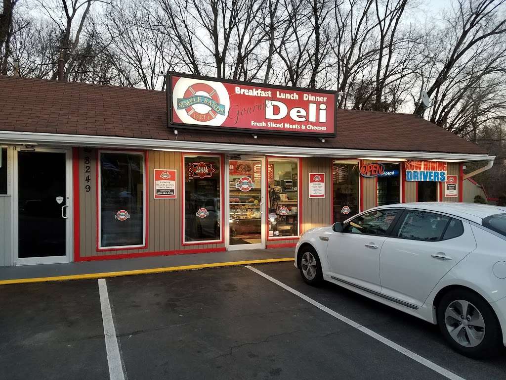 Simple Sands Deli | 8249 Ritchie Hwy, Pasadena, MD 21122, USA | Phone: (410) 384-4700