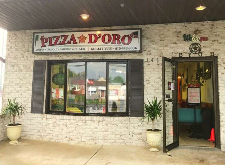 Pizza Doro | 1492 Main St, Catasauqua, PA 18032, USA | Phone: (610) 443-3335