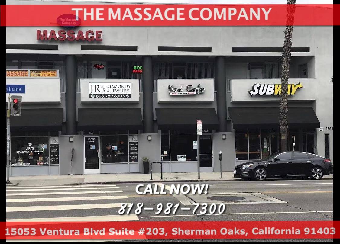 The Massage Company | 15053 Ventura Blvd Suite #203, Sherman Oaks, CA 91403, United States | Phone: (818) 981-7300