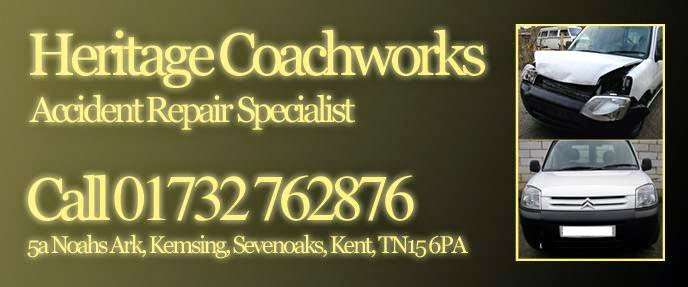 Heritage Coachworks Car body repairs Sevenoaks | 5A Noahs Ark, Kemsing, Sevenoaks TN15 6PA, UK | Phone: 01732 762876