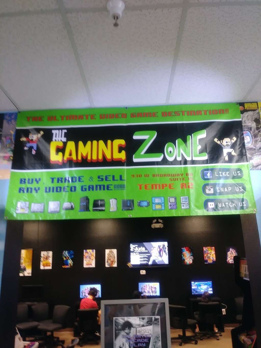 The Gaming Zone | 930 W Broadway Rd #5, Tempe, AZ 85282, USA | Phone: (480) 245-6357