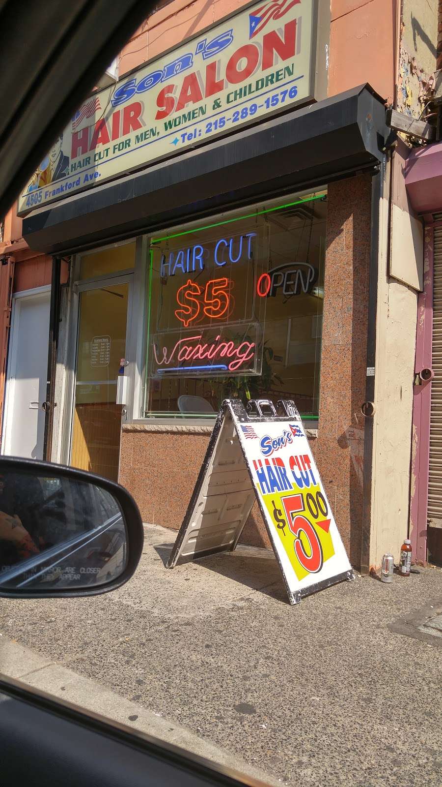 Sons Hair Salon | 4505 Frankford Ave, Philadelphia, PA 19124, USA | Phone: (215) 289-1576