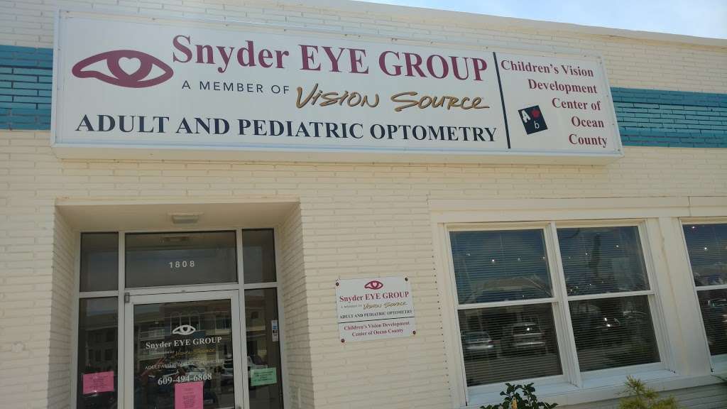 Snyder Eye Group | 1808 Long Beach Blvd, Ship Bottom, NJ 08008, USA | Phone: (609) 494-6868