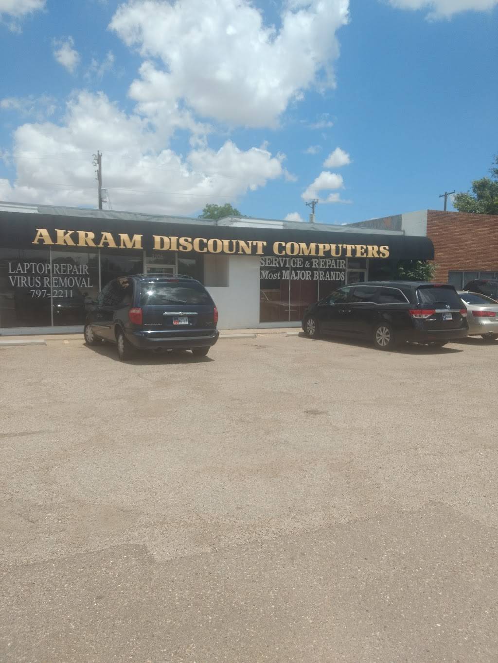 Akram Discount Computers | 3206 34th St, Lubbock, TX 79410, USA | Phone: (806) 797-2211
