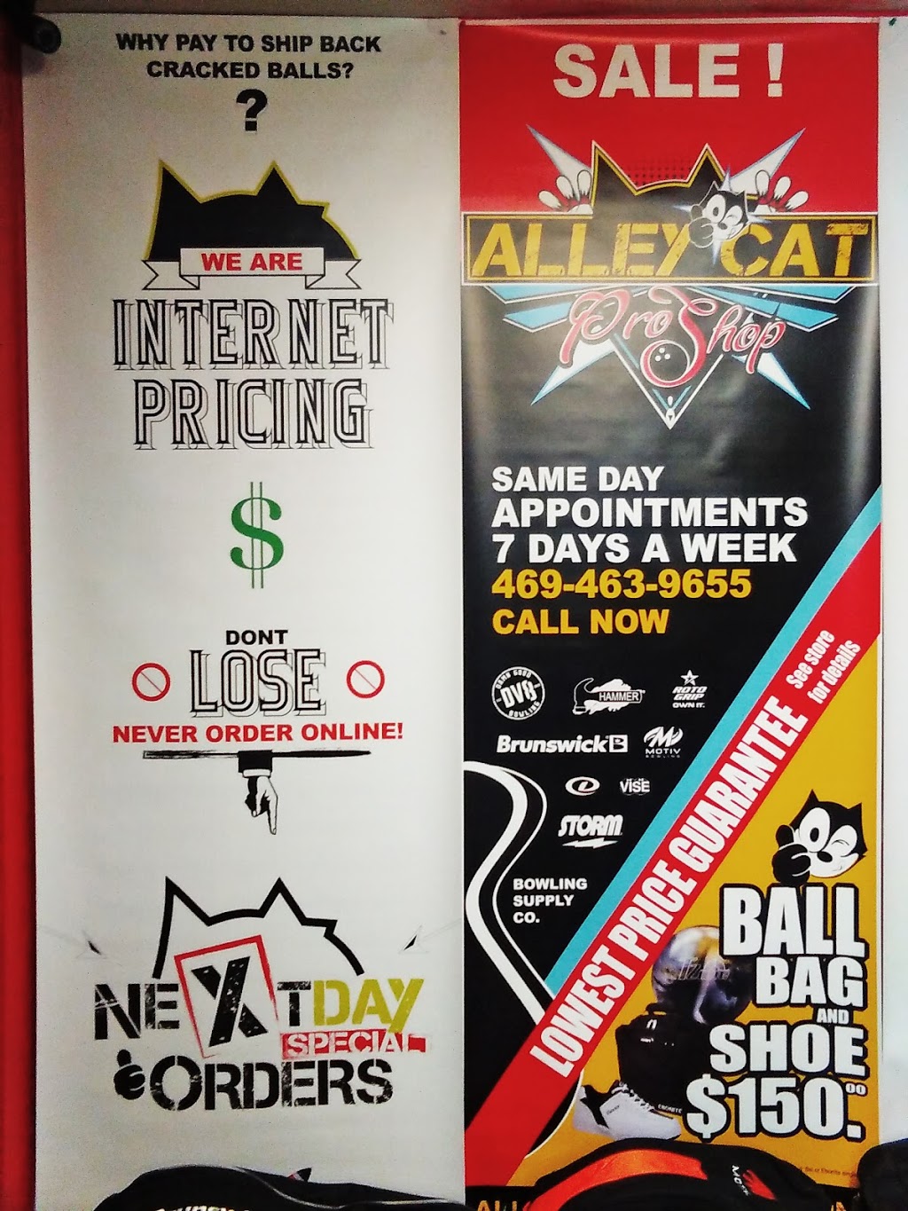 Alley Cat Pro Shop | 121 Northgate Dr, DeSoto, TX 75115, USA | Phone: (469) 463-9655