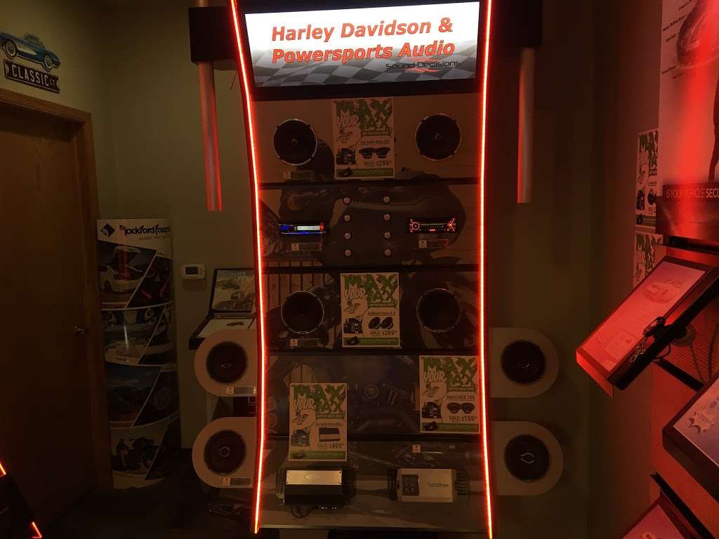 Sound Decisions Harley Audio Specialist | 1144 S Airline Rd, Racine, WI 53406, USA | Phone: (262) 633-8300
