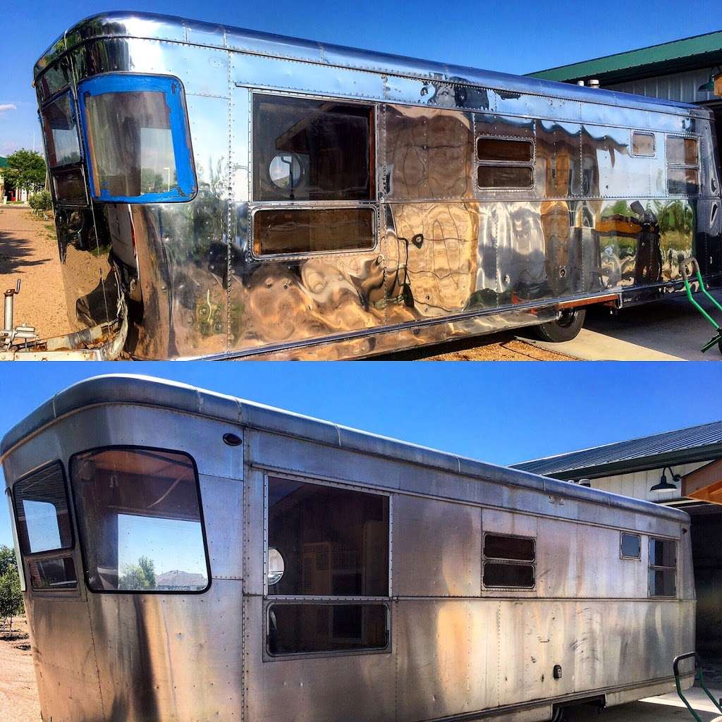 Spitfire Travel Trailer | Airstream polishing and dent removal D | 1601 S Eudora St, Denver, CO 80222 | Phone: (720) 375-2908