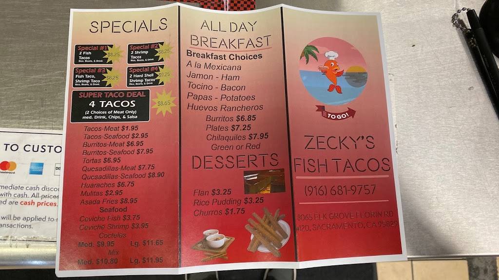 Zeckys Fish Tacos | 8065 Elk Grove Florin Rd #120, Sacramento, CA 95829, USA | Phone: (916) 681-9757