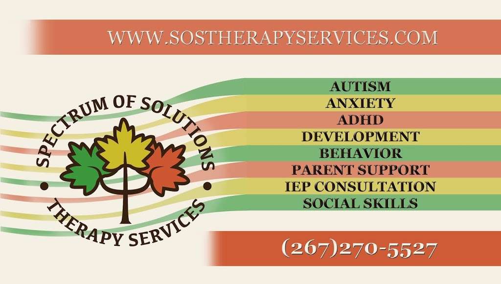 Spectrum Of Solutions Therapy Services | 82 Buck Rd 3rd floor, Holland, PA 18966, USA | Phone: (267) 270-5527