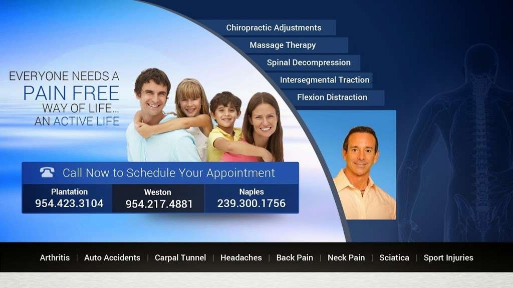 Chiropractor Dr Marc Browner | 8320 W Sunrise Blvd #111, Plantation, FL 33322, USA | Phone: (954) 423-3104