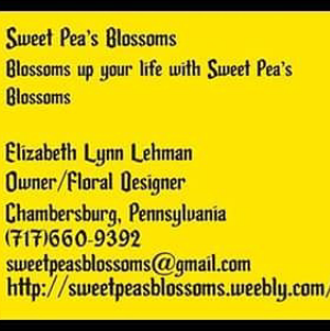 Sweet Peas Blossoms | 5368 Philadelphia Ave lot 22, Chambersburg, PA 17202, USA | Phone: (717) 660-9392