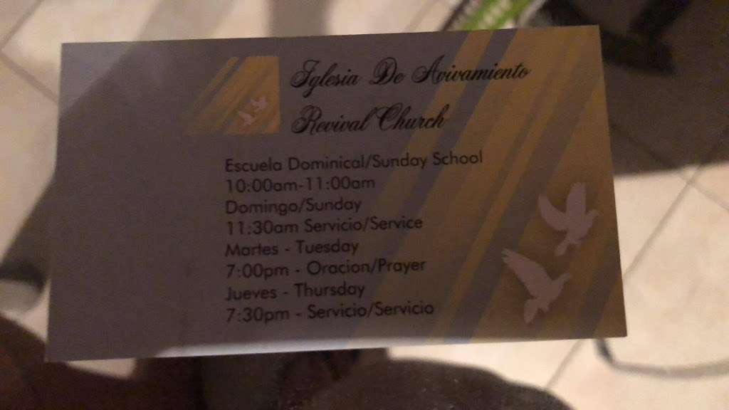 Iglesia De Avivamiento Revival Church | 265 S Federal Hwy unit g, Dania Beach, FL 33004, USA | Phone: (954) 383-8294