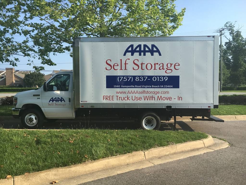 AAAA Self Storage & Moving | 1940 Kempsville Rd, Virginia Beach, VA 23464, USA | Phone: (757) 818-9528