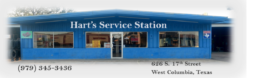 Harts Service Station | 626 S 17th St #3722, West Columbia, TX 77486 | Phone: (979) 345-3436