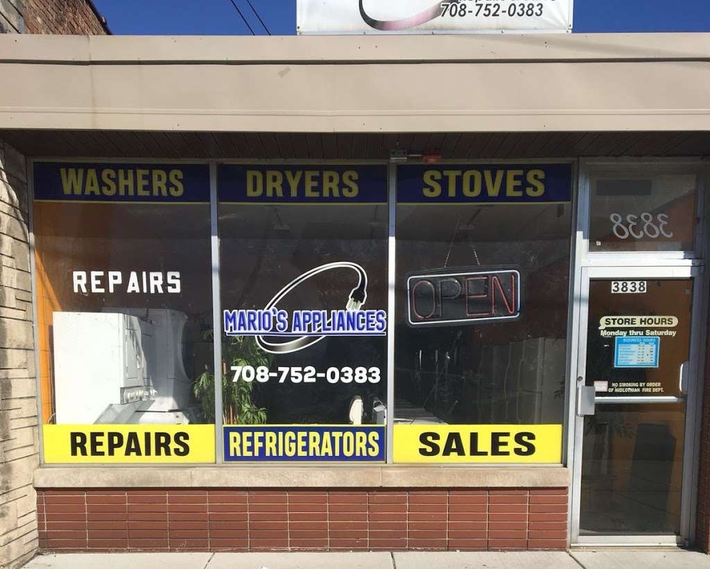 Marios Appliance Service | 3838 147th St, Midlothian, IL 60445 | Phone: (708) 752-0383