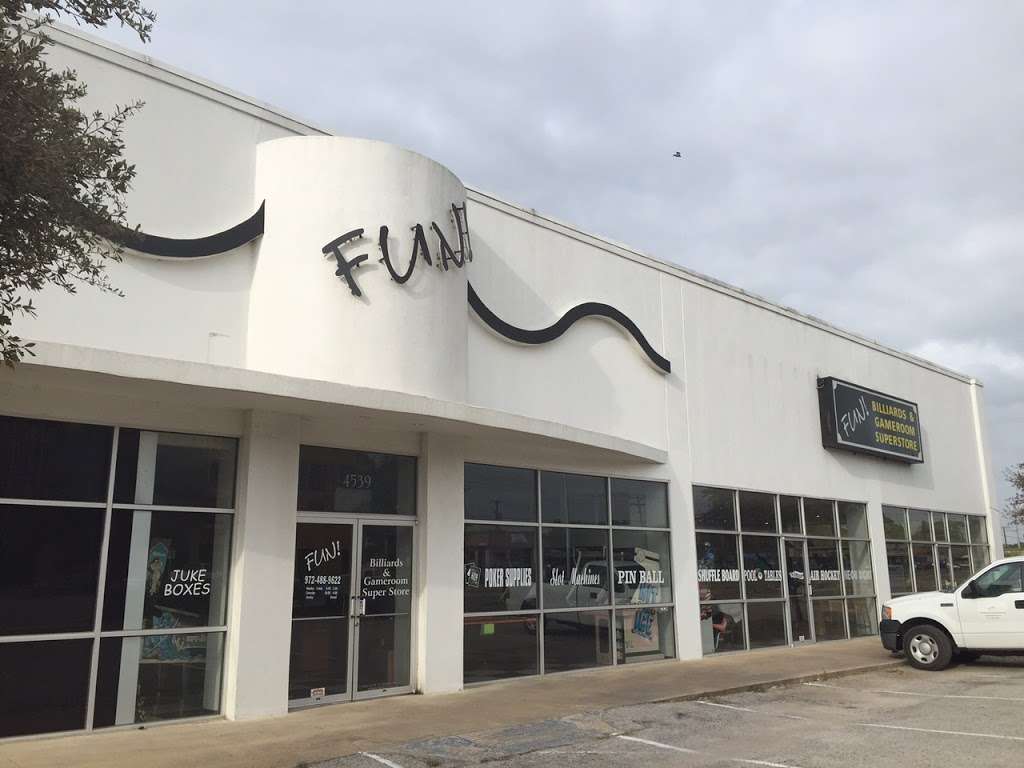 FUN! Billiards & Gameroom Superstore | 4539 Gus Thomasson Rd, Mesquite, TX 75150, USA | Phone: (972) 686-7808