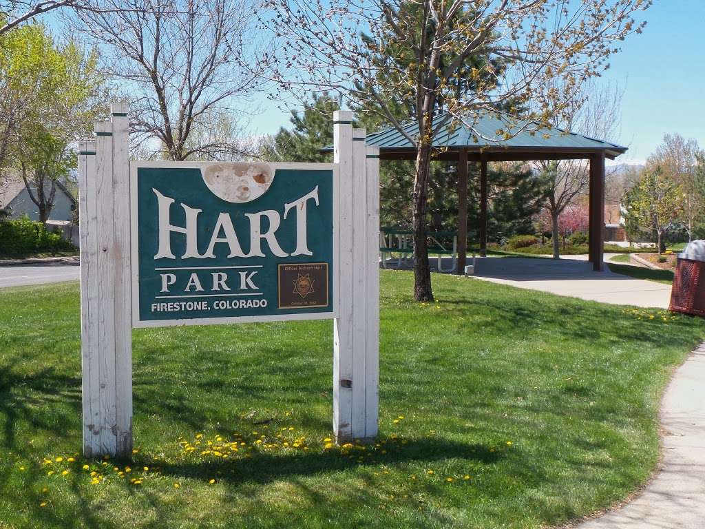 Hart Park | 467 Jackson Ave, Firestone, CO 80520, USA | Phone: (303) 833-3291