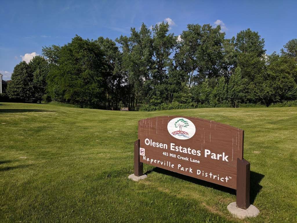 Olesen Estates Park | 403 Millcreek Ln, Naperville, IL 60540, USA | Phone: (630) 848-5000