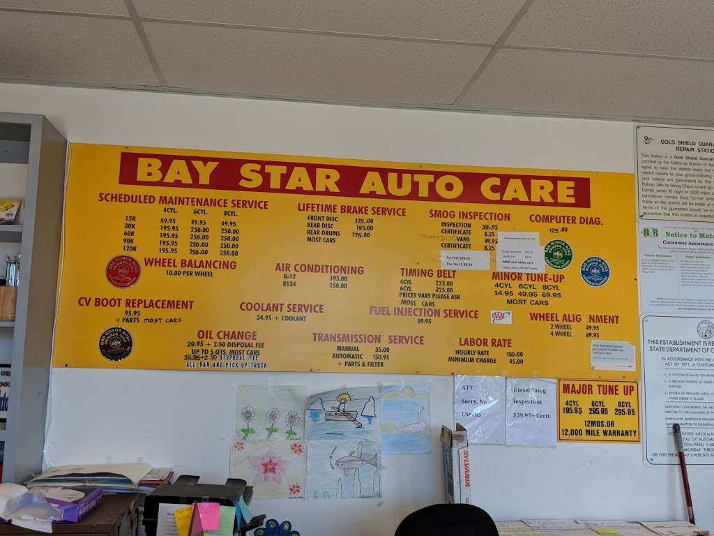 Bay Star Auto Care | 1275 Atlantic St, Union City, CA 94587 | Phone: (510) 489-3331