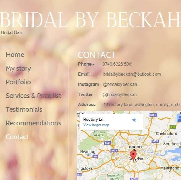 Bridal by Beckah | 40 Rectory Ln, Wallington SM6 8DX, UK | Phone: 07958 404146