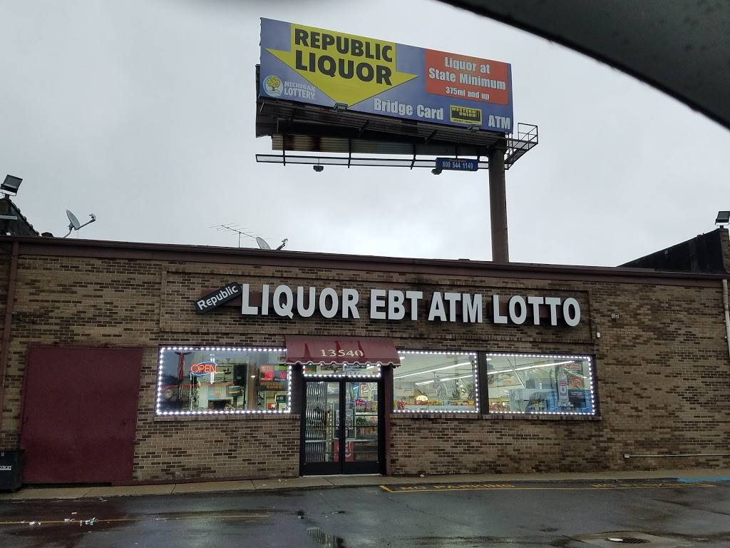 Republic Liquor | 13540 Woodward Ave, Highland Park, MI 48203, USA | Phone: (313) 865-1311