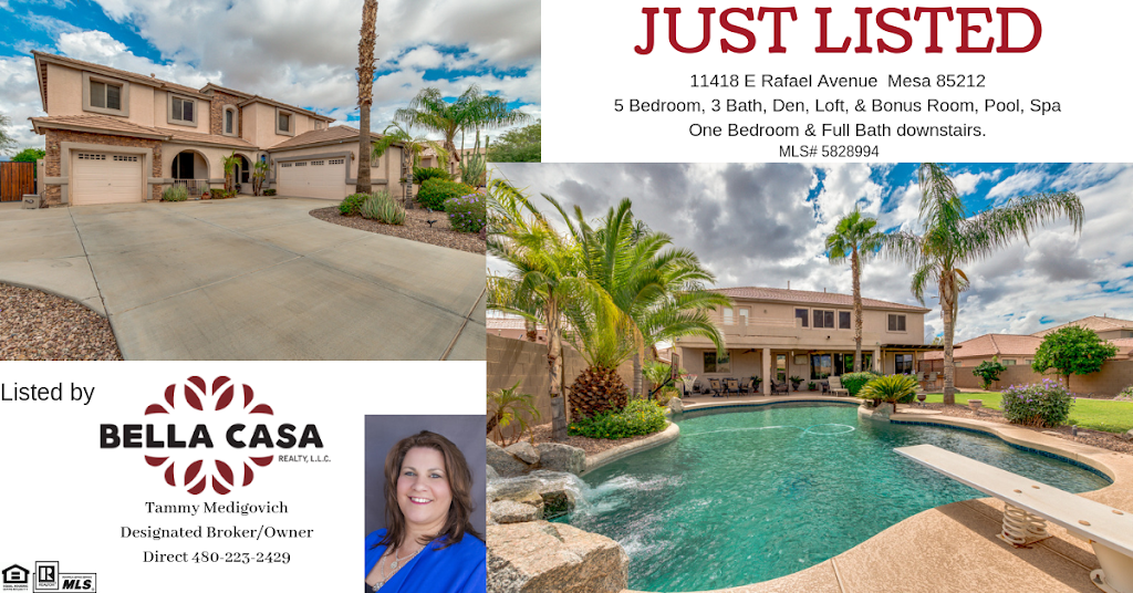 Bella Casa Realty, L.L.C. | 1166 E Warner Rd Ste. 101, Gilbert, AZ 85296, USA | Phone: (480) 699-8117