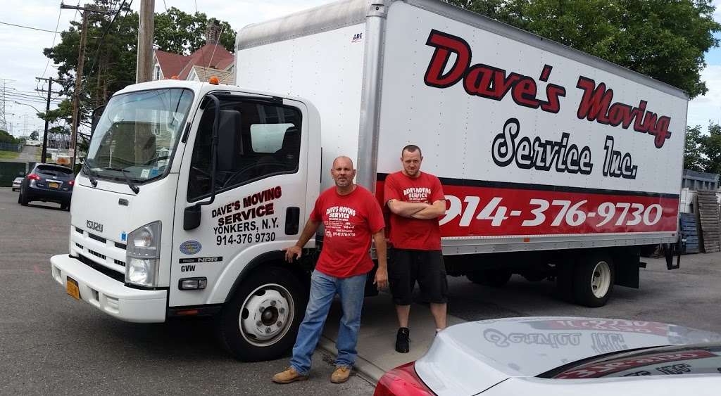 Daves Moving Service, Inc. | 578 Nepperhan Ave #502, Yonkers, NY 10701, USA | Phone: (914) 376-9730