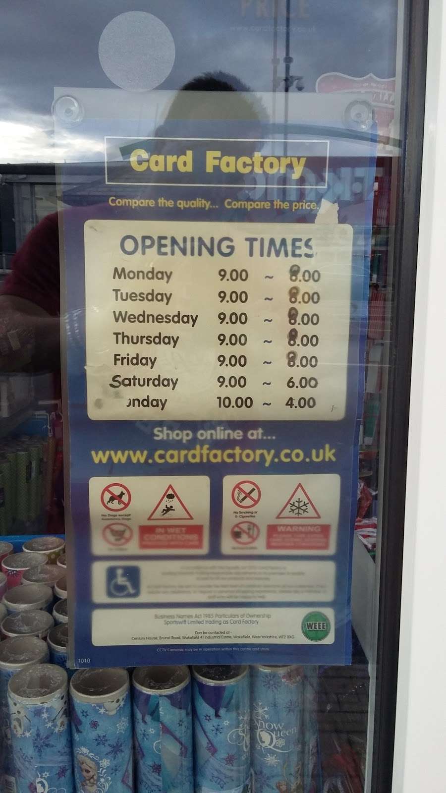 Card Factory | 12, Pipps Hill Retail Park, Basildon SS14 3AF, UK | Phone: 0843 509 2348