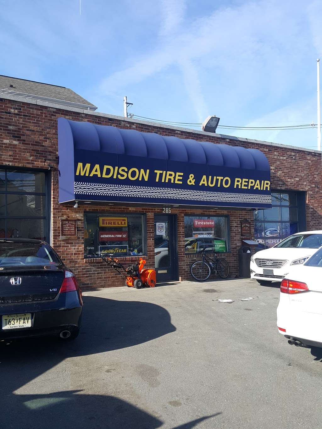 Madison Tire Co Inc | 285 Main St, Madison, NJ 07940 | Phone: (973) 377-1915