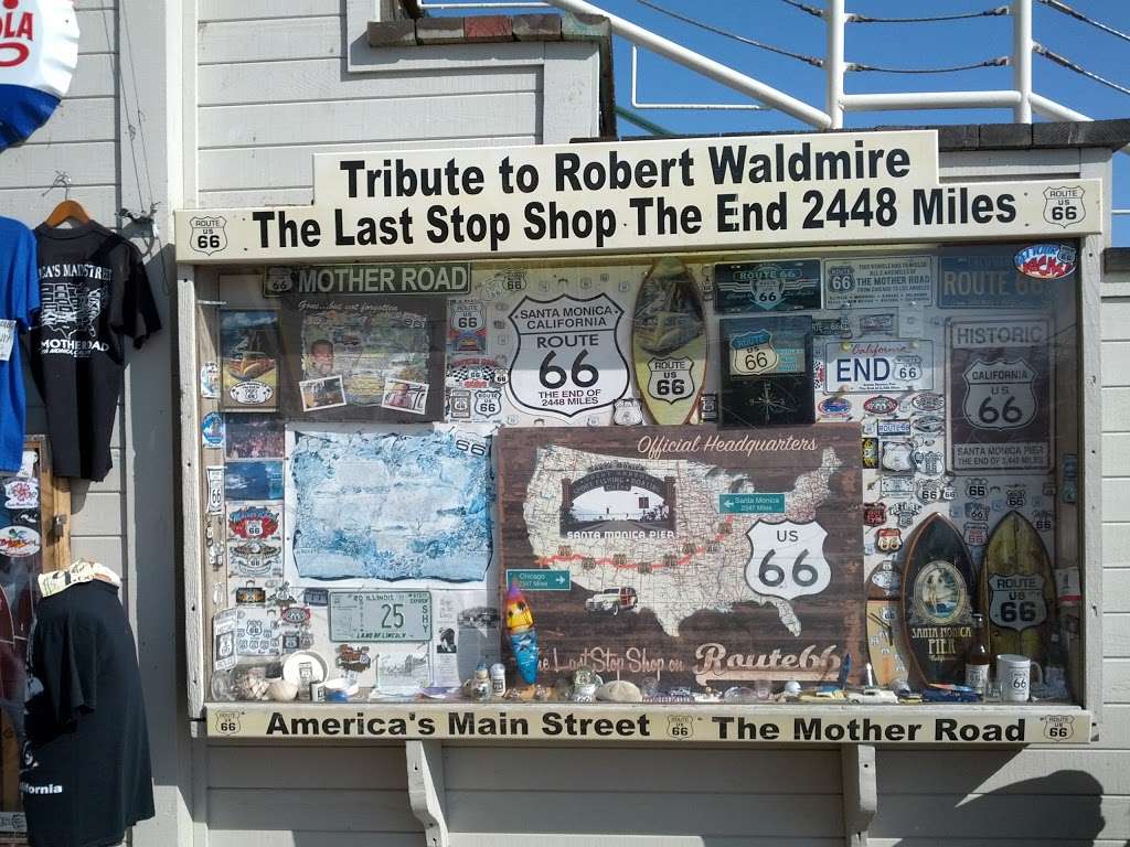 Route 66 Last Stop Shop | 404 Santa Monica Pier, Santa Monica, CA 90401 | Phone: (310) 576-2014