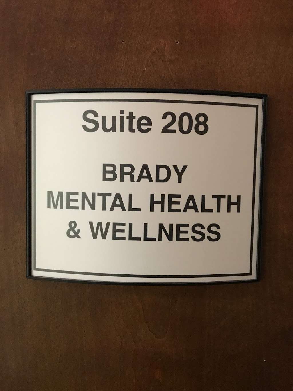 Brady Mental Health & Wellness | 815 Ritchie Hwy suite 208, Severna Park, MD 21146, USA | Phone: (410) 303-3438