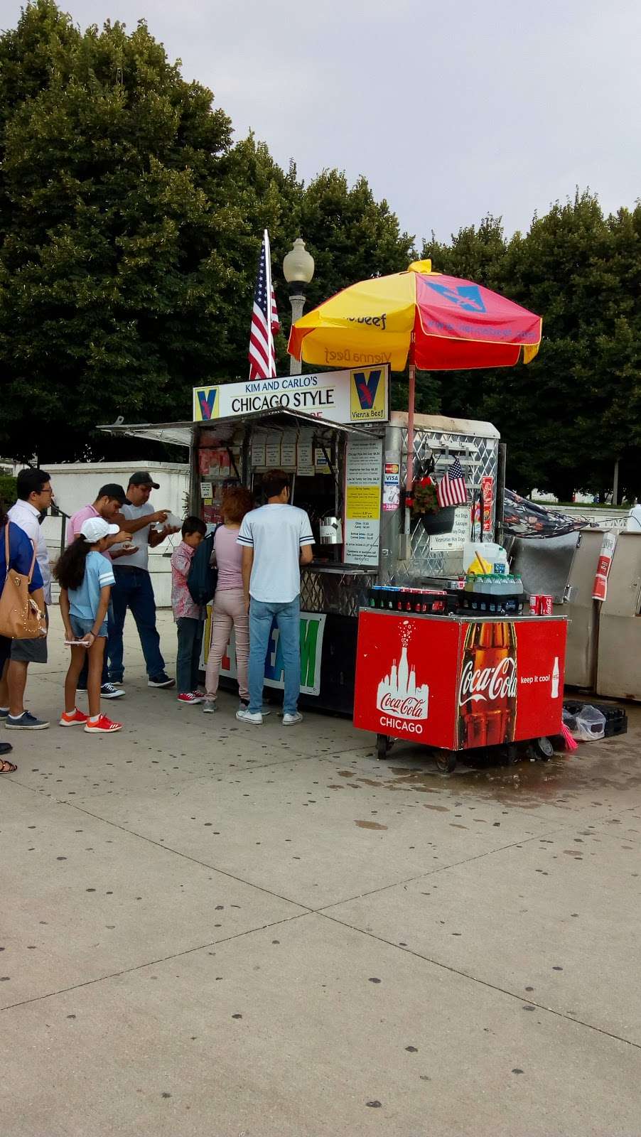 Kim and Carlos Hotdog Cart | 499 E McFetridge Dr, Chicago, IL 60605