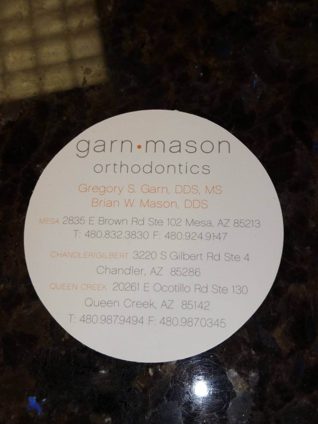 Garn and Mason Orthodontics- Chandler/Gilbert | 3220 S Gilbert Rd #4, Chandler, AZ 85286 | Phone: (480) 794-1300