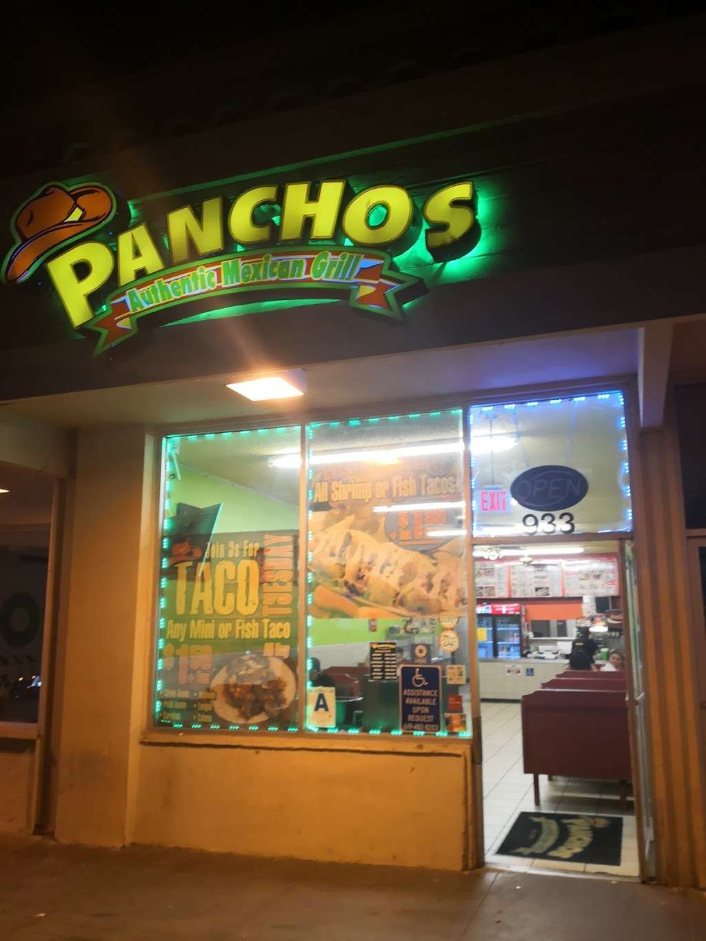 Panchos Authentic Mexican Grill | 933 Otay Lakes Rd, Chula Vista, CA 91913, USA | Phone: (619) 482-8203