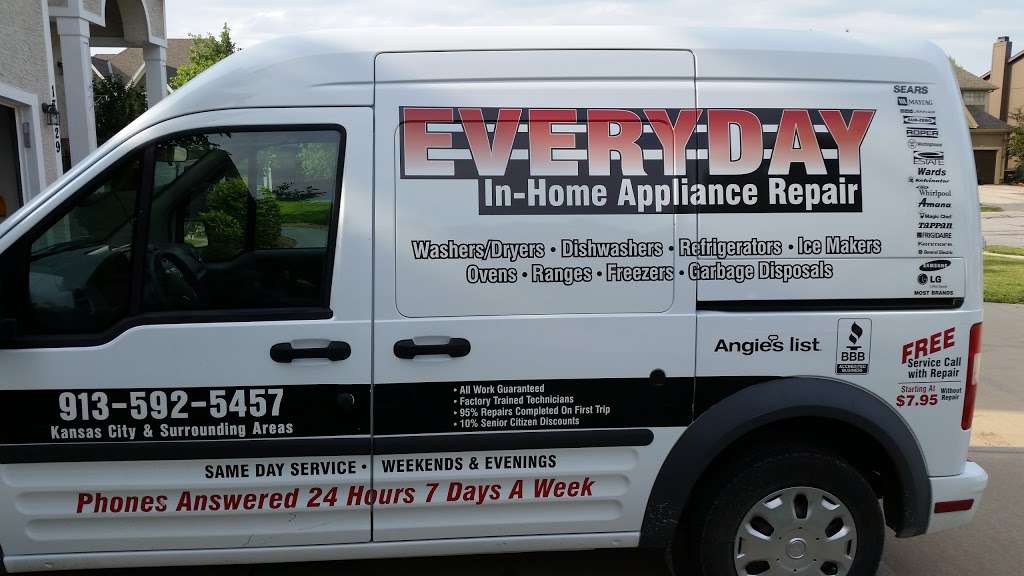 Everyday Appliance Repair | 13829 Gillette St, Overland Park, KS 66221, USA | Phone: (913) 592-5457