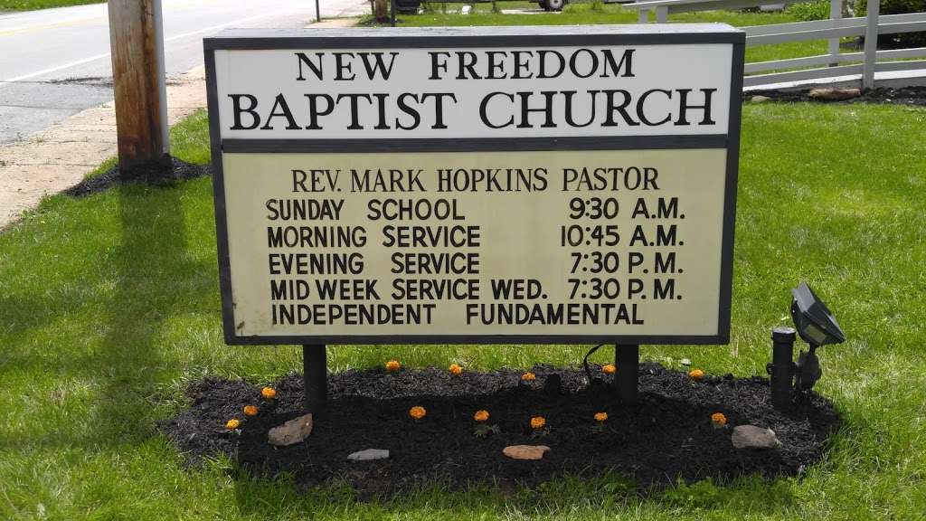 New Freedom Baptist Church | 222 N Constitution Ave, New Freedom, PA 17349, USA | Phone: (717) 235-3250