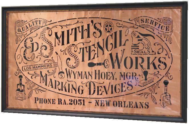 Ed. Smiths Stencil Works, Ltd. | 4315 Bienville St, New Orleans, LA 70119, USA | Phone: (504) 525-2128