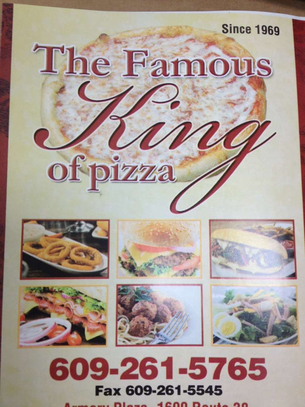 King of Pizza-The Famous- Mount Holly, NJ | 1690 NJ-38, Mt Holly, NJ 08060, USA | Phone: (609) 261-5765