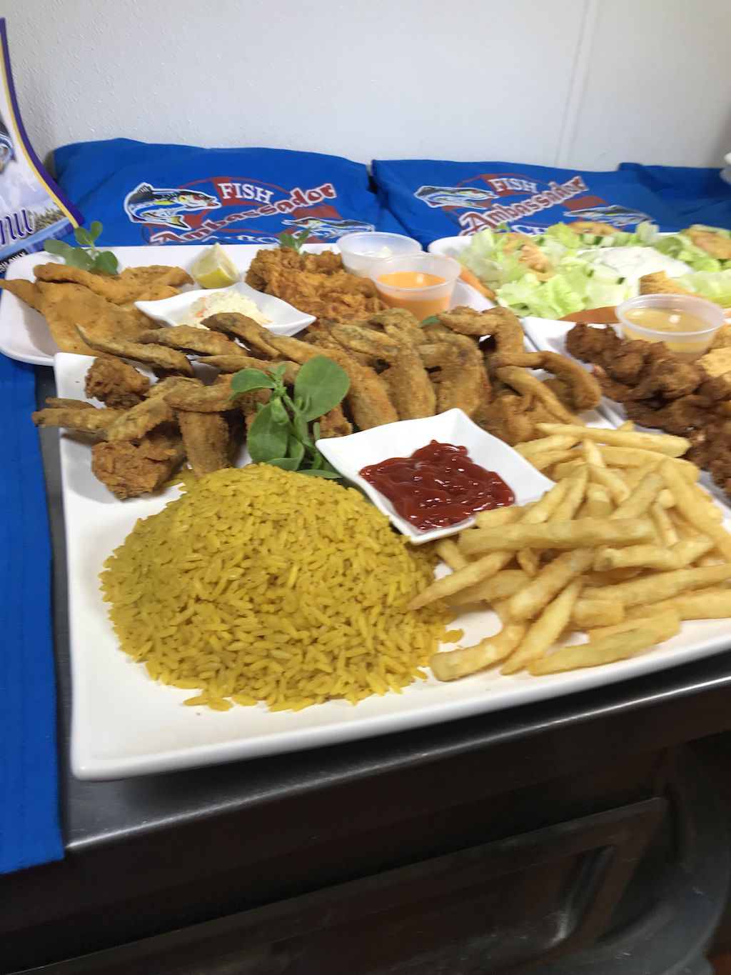 Ambassador Fish & Chicken | 1316 Springfield Ave, Irvington, NJ 07111, USA | Phone: (973) 373-0450