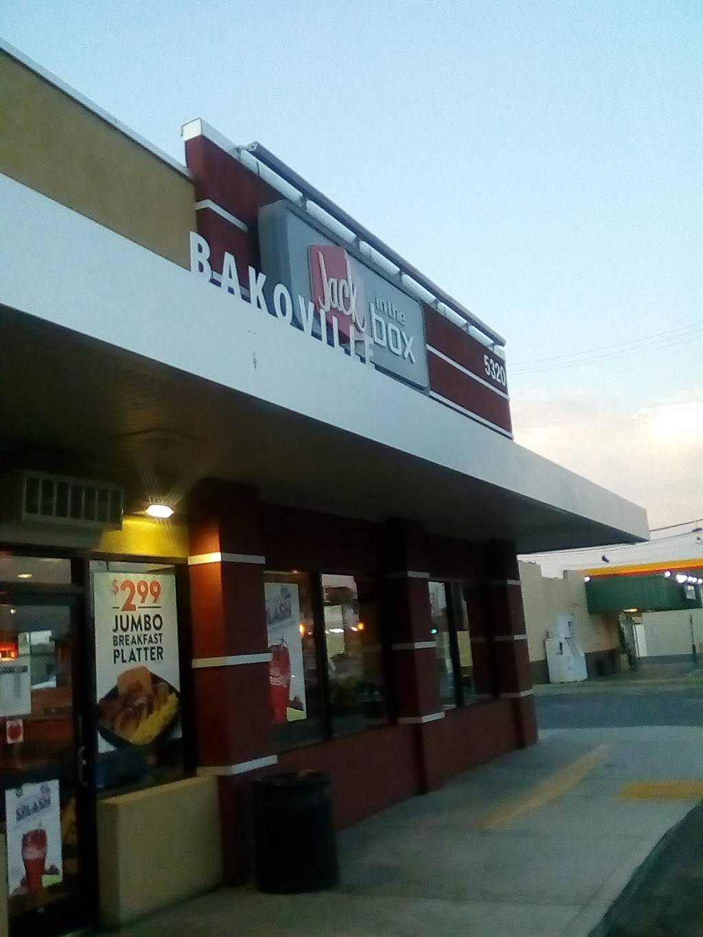 Jack in the Box | 5320 Olive Dr, Bakersfield, CA 93308, USA | Phone: (661) 393-3391