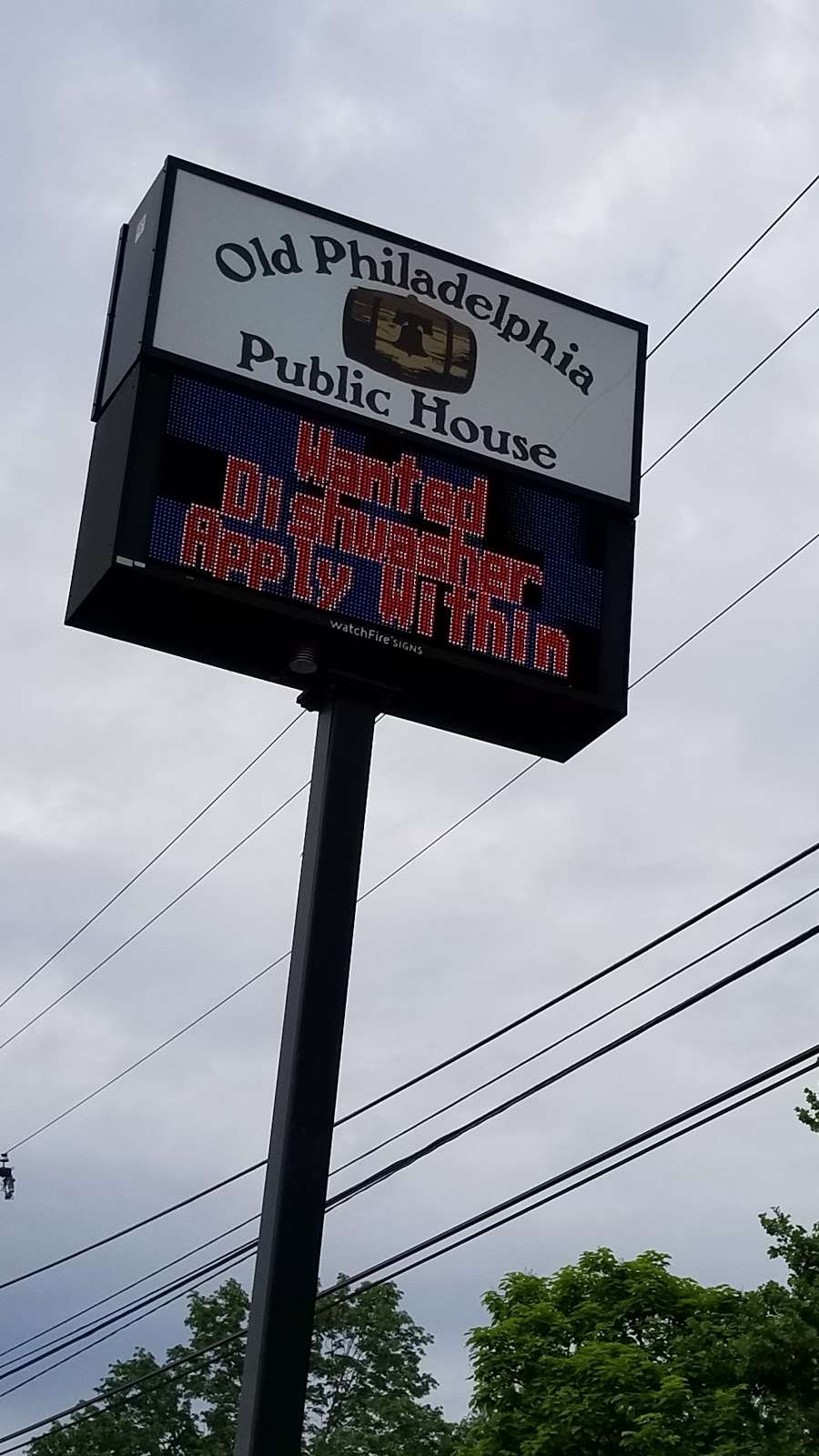 Old Philadelphia Public House | 1701 Pottstown Pike, Pottstown, PA 19465 | Phone: (610) 469-8908