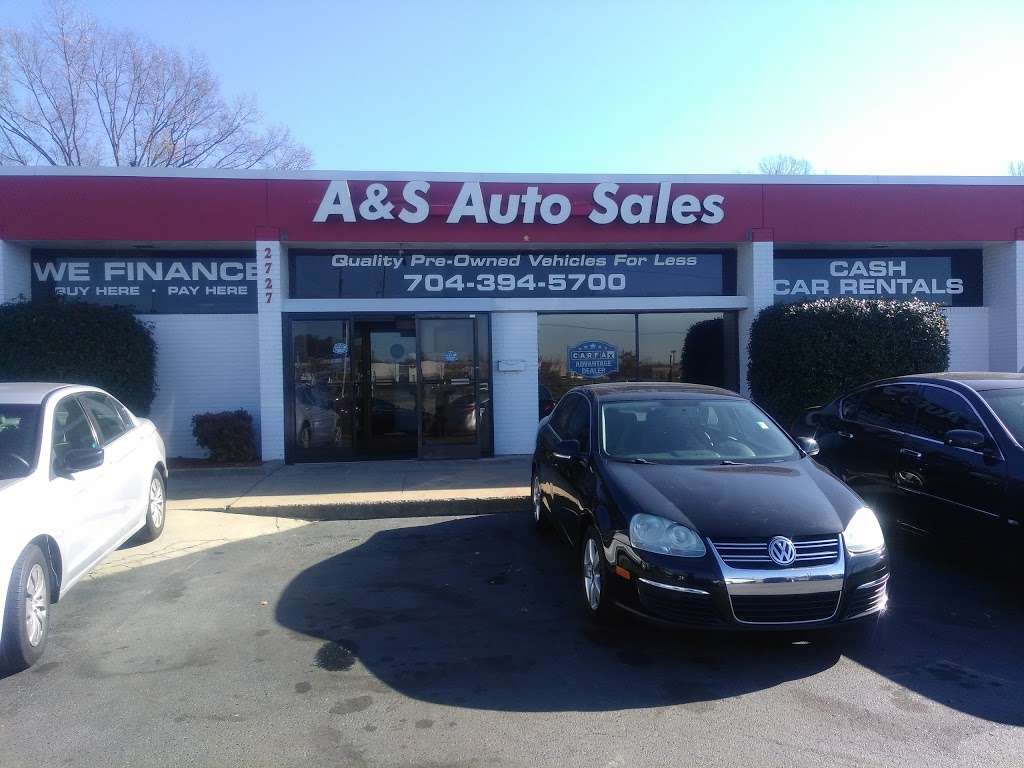 A&S Auto Sales | 2727 Ashley Rd, Charlotte, NC 28208, USA | Phone: (704) 394-5700