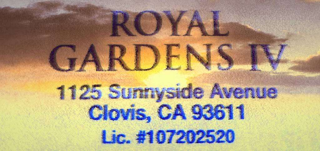 Royal Gardens Senior Care | 1125 Sunnyside Ave, Clovis, CA 93611 | Phone: (559) 765-4905