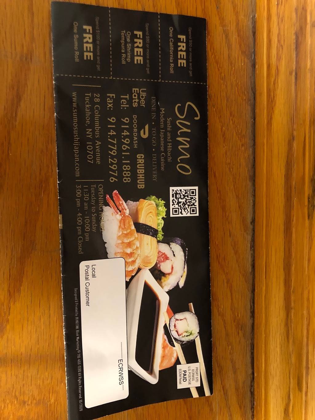 Sumo Sushi and Hibachi | 28 Columbus Ave, Tuckahoe, NY 10707 | Phone: (914) 961-1888