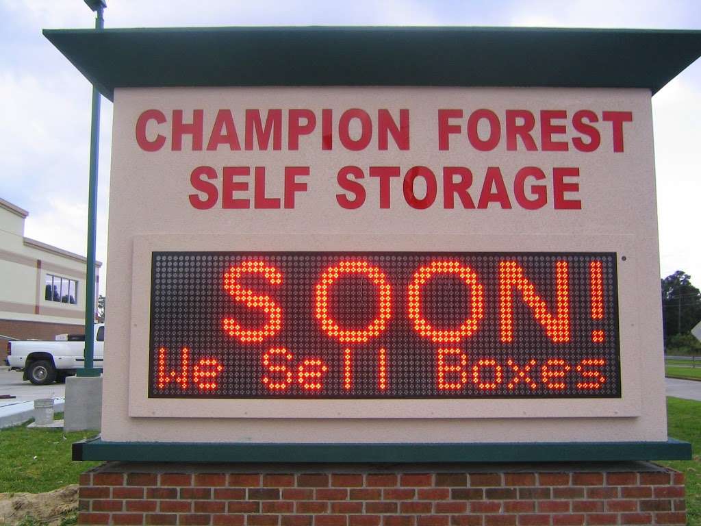 Champion Forest Self Storage and U-Haul | 14850 Cutten Rd, Houston, TX 77069 | Phone: (281) 749-1211