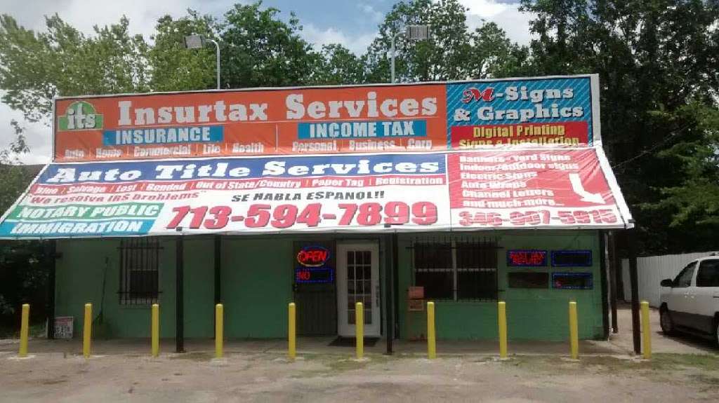 Insur-Tax Services | 11008 Aldine Westfield Rd, Houston, TX 77093, USA | Phone: (713) 594-7899