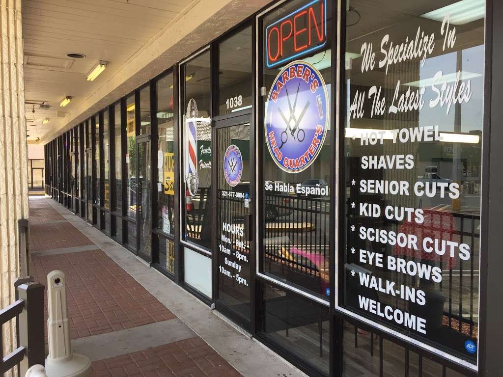 Barbers Headquarters | 1038 Clearklake Rd, Cocoa, FL 32922, USA | Phone: (321) 877-0094