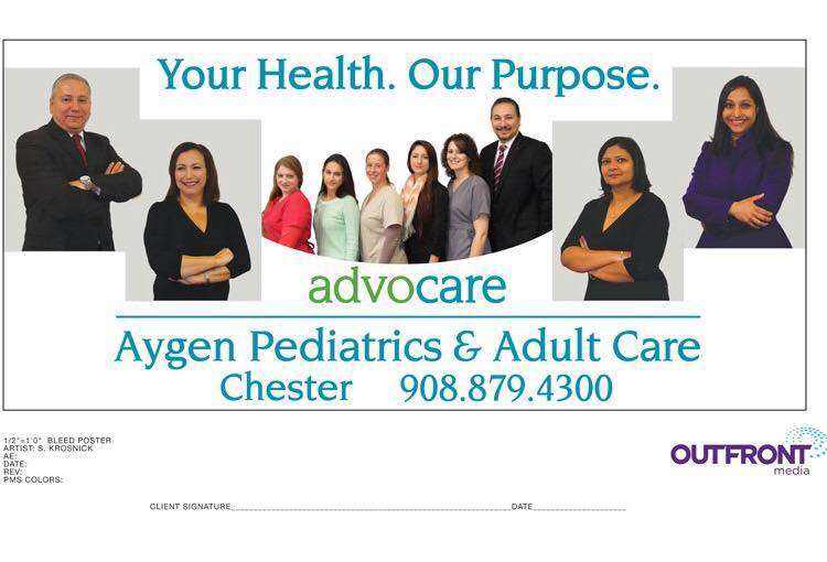 Advocare Aygen Pediatrics and Adult Care | 530 Main St, Chester, NJ 07930, USA | Phone: (908) 879-4300